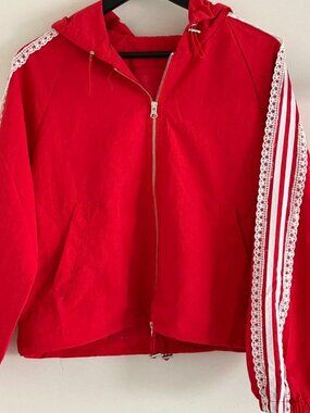 Cloud Ten Lace Windbreaker Hoodie